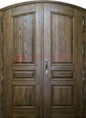 Долговечная арочная дверь с отделкой массив ДА-25 в Перми