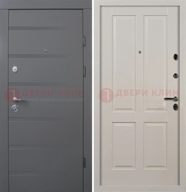 Квартирная железная дверь с МДФ панелями ДМ-423 в Перми