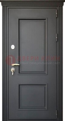 Чёрная дверь с МДФ ДМ-520 в Перми