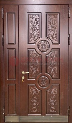 Парадная металлическая дверь с узором ДПР-74 в Перми