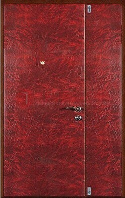 Красная тамбурная дверь ДТМ-33 в Перми