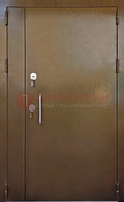Коричневая тамбурная дверь с порошковым напылением ДТМ-45 в Перми