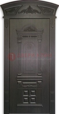 Черная стальная дверь с виноритом ДВТ-31 в Перми